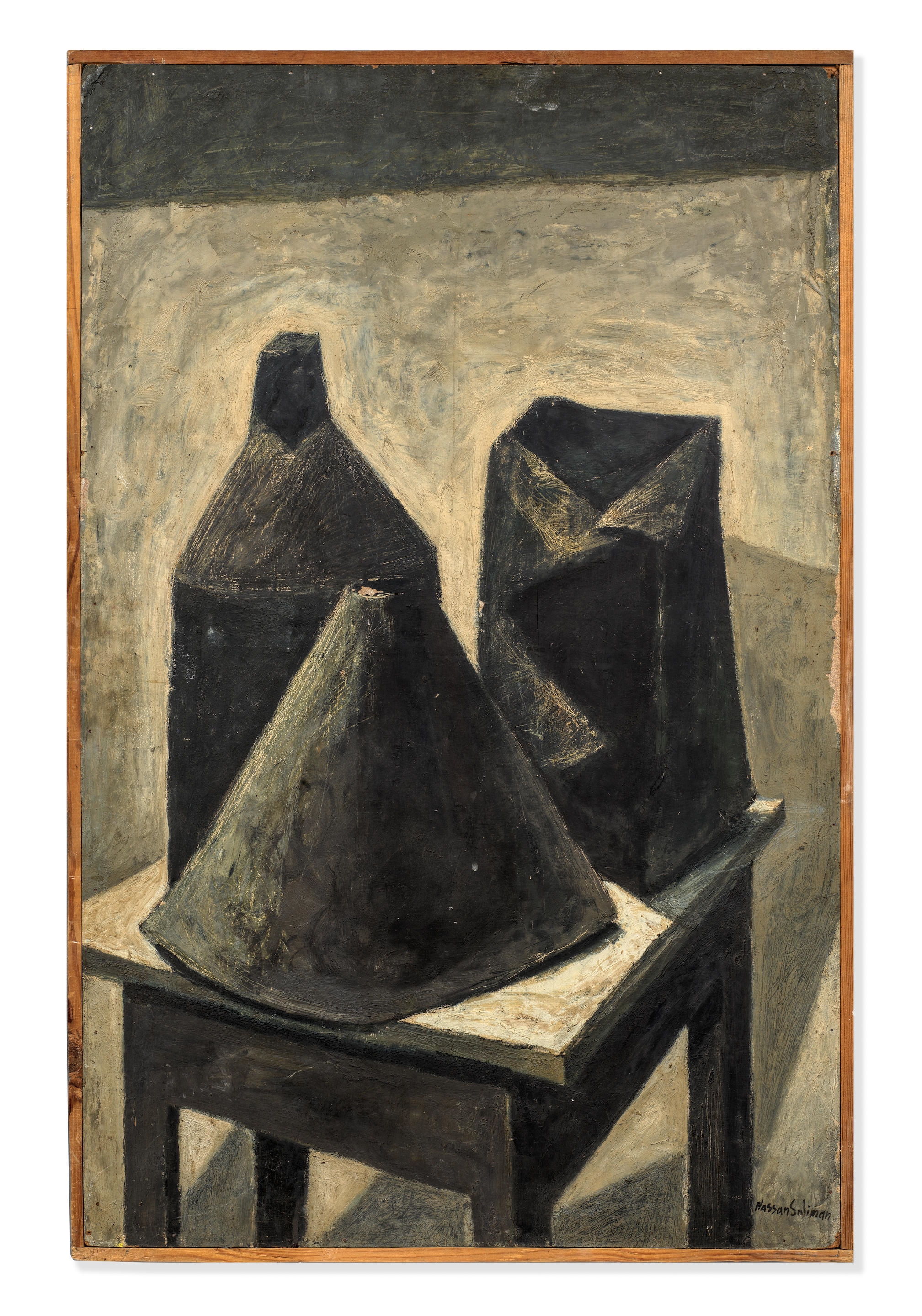 Artwork by Hassan Soliman, Still Life, Made of oil on wood panel