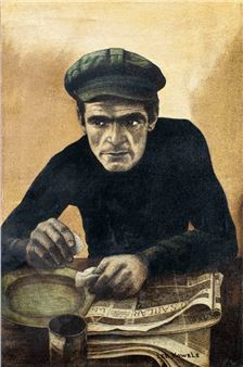 A Day Spent (titled on verso - Lee Kowels