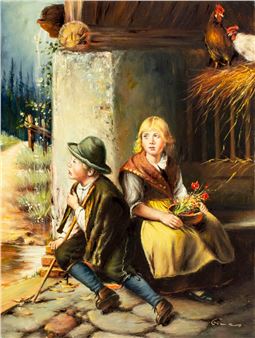 Children in the Barn - Gunter Erlemann