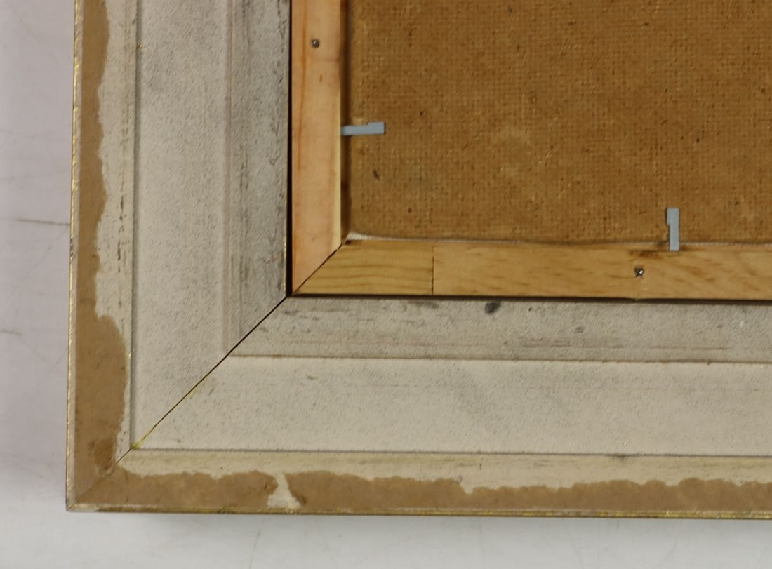 Artwork by Andrei Shagarov, Winter Landscape with Church, Made of oil on board