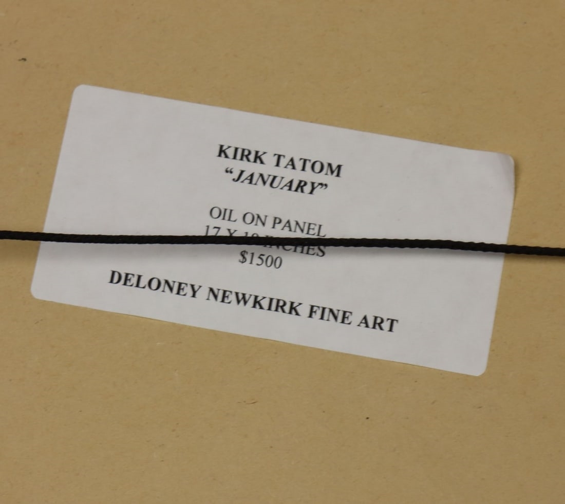 Kirk Tatom | January (titled on label | MutualArt