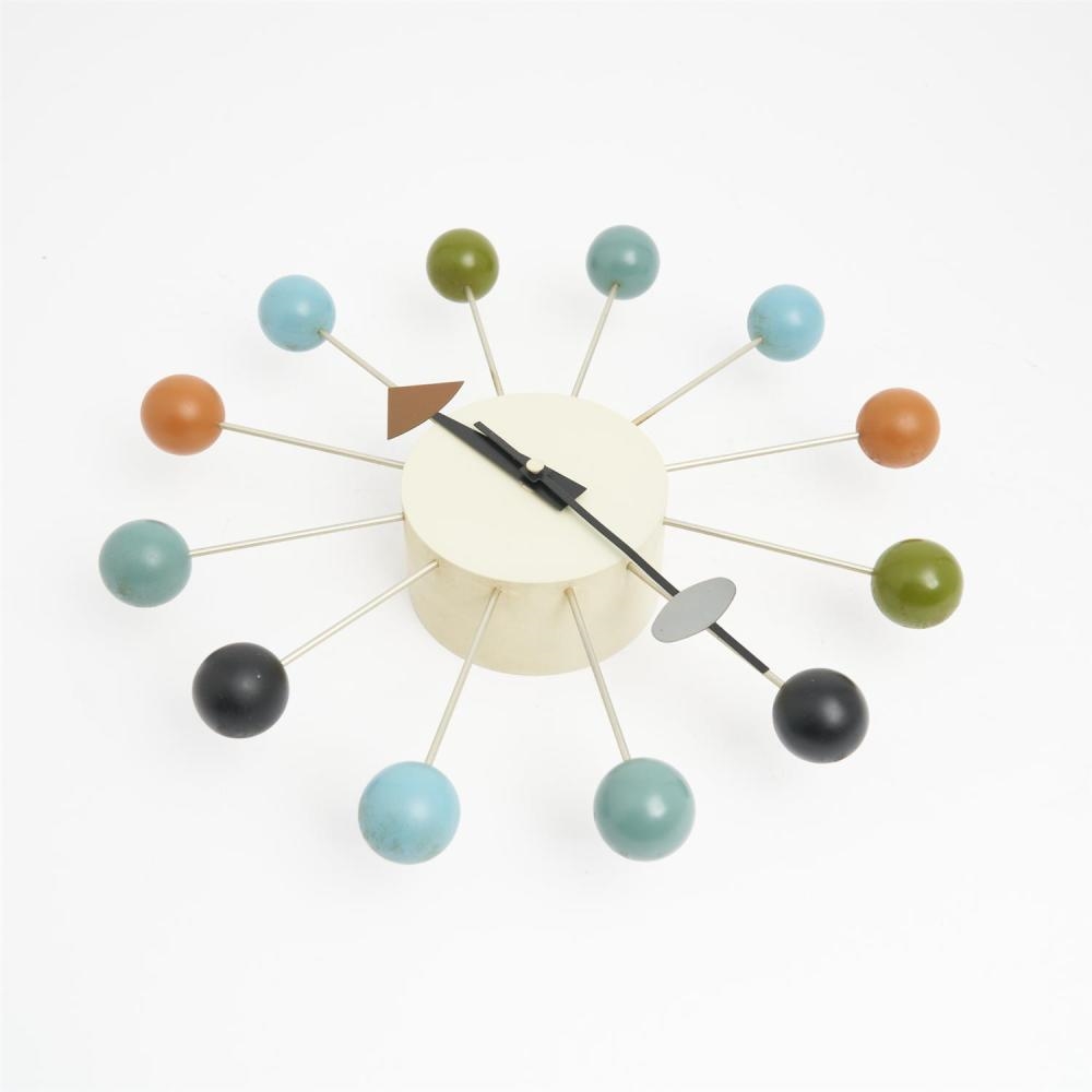 George Nelson | A GEORGE NELSON STYLE BALL CLOCK DIA.35CM | MutualArt