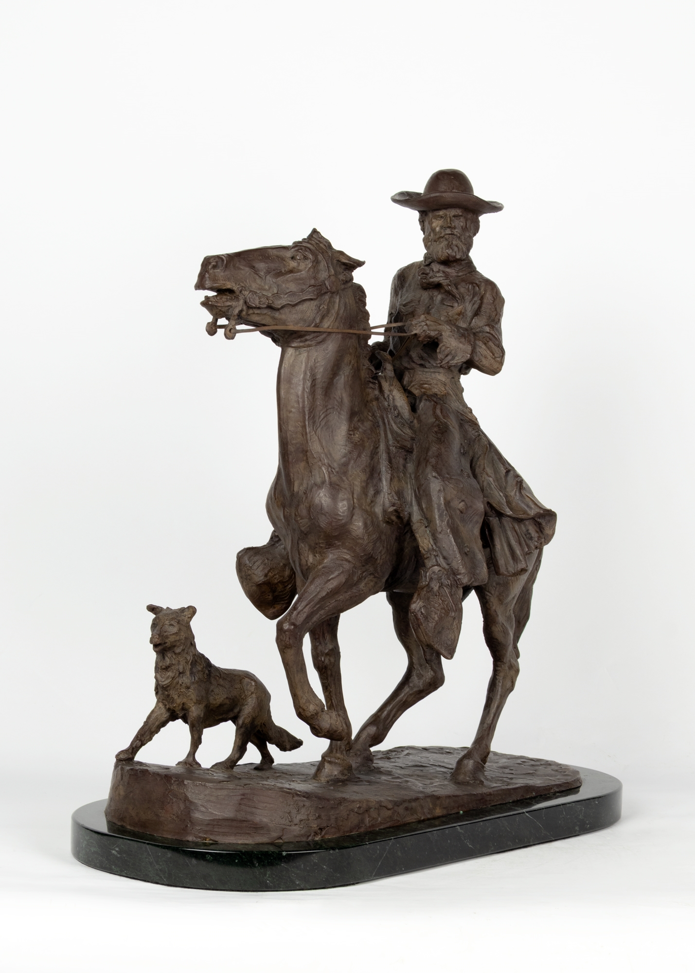 Artwork by Peter M. Fillerup, : Murdock and Blaze, Made of bronze