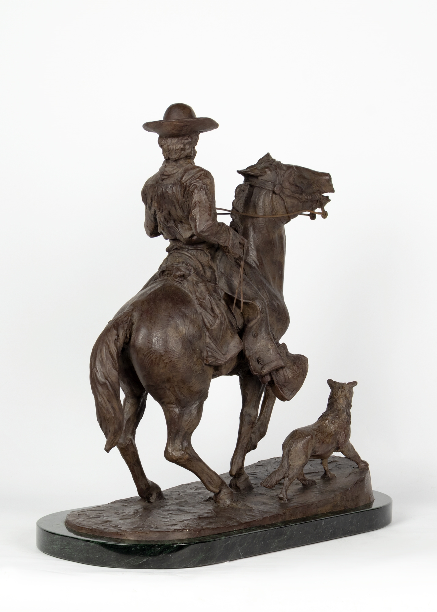 Artwork by Peter M. Fillerup, : Murdock and Blaze, Made of bronze