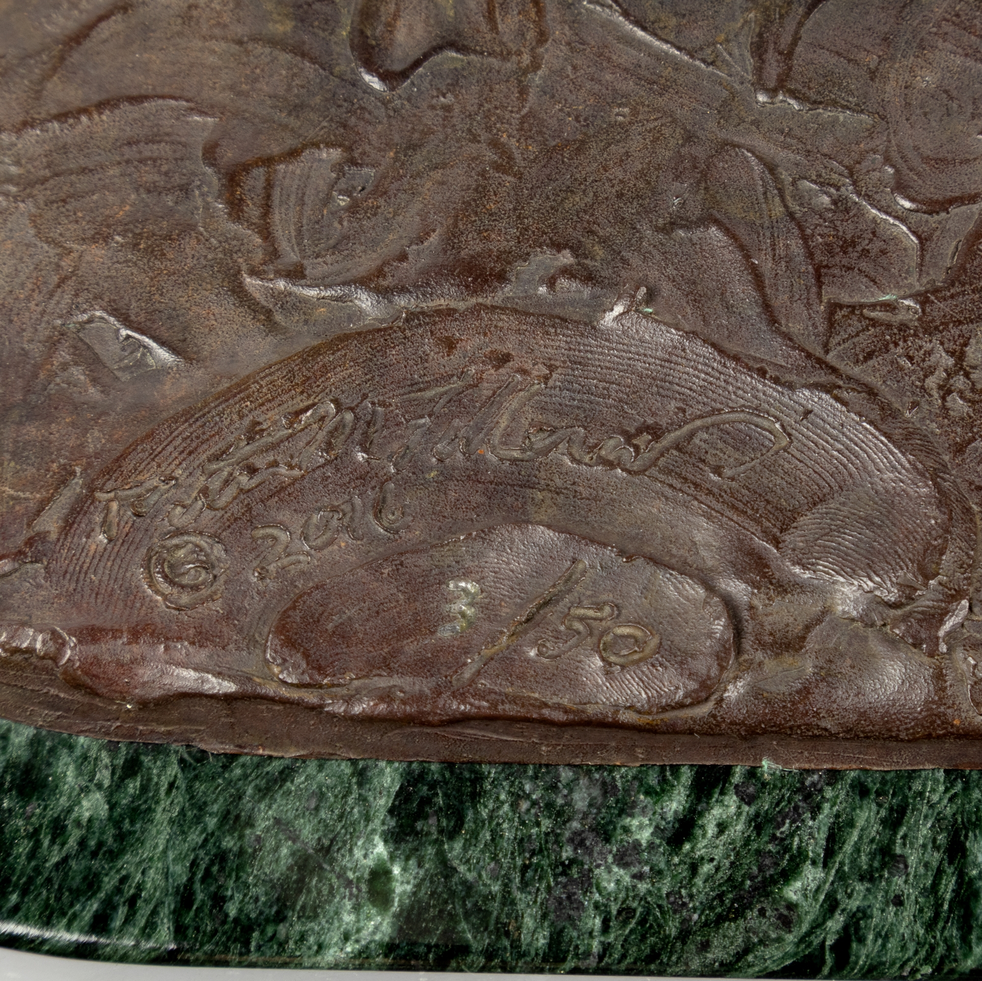 Artwork by Peter M. Fillerup, : Murdock and Blaze, Made of bronze