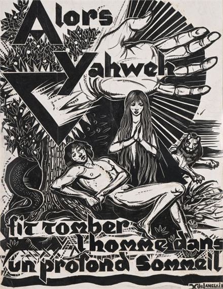 Then Yahweh made the man fall into a deep sleep - Xavier de Langais