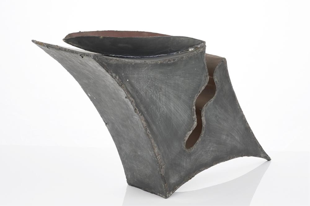 Artwork by Shirazeh Houshiary, Round Square, 1986, Made of Copper