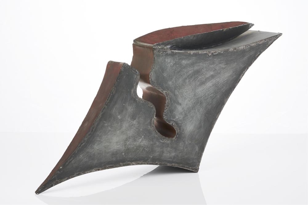 Artwork by Shirazeh Houshiary, Round Square, 1986, Made of Copper