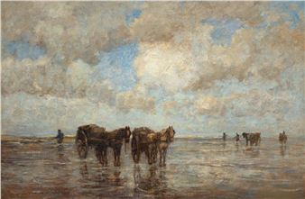 Shell fishers in the surf - Thamine Tadama Groeneveld