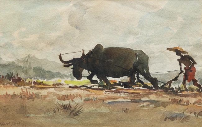 Artwork by Yong Mun Sen, Watercolour on paper, Made of Watercolour on paper