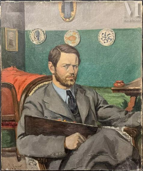 Peintre à la palette by Philippe Rouart, 1935