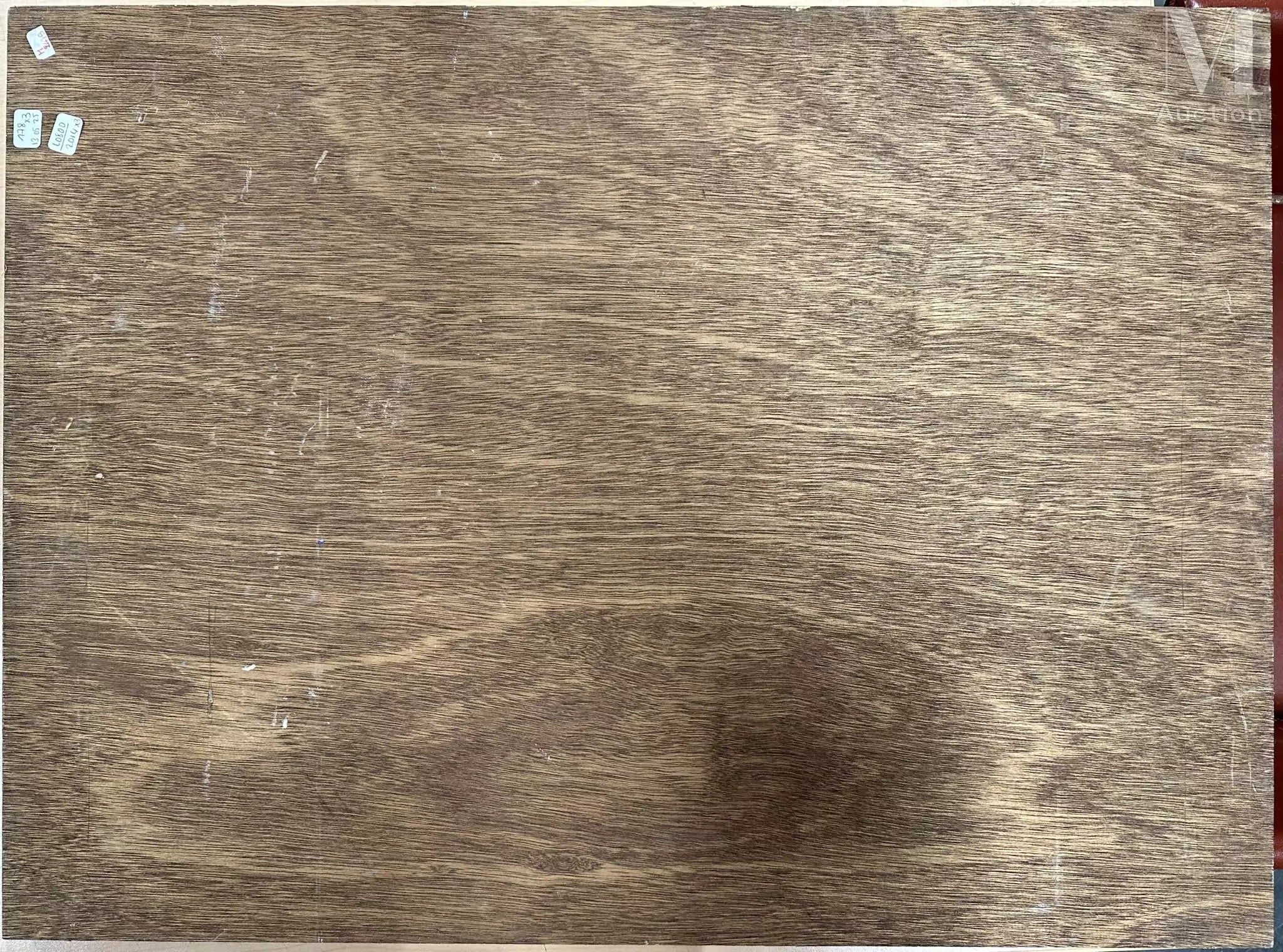 Artwork by Anne de Jaeger, Conversation à l'ombrelle et parties de tennis, Made of oil on panel