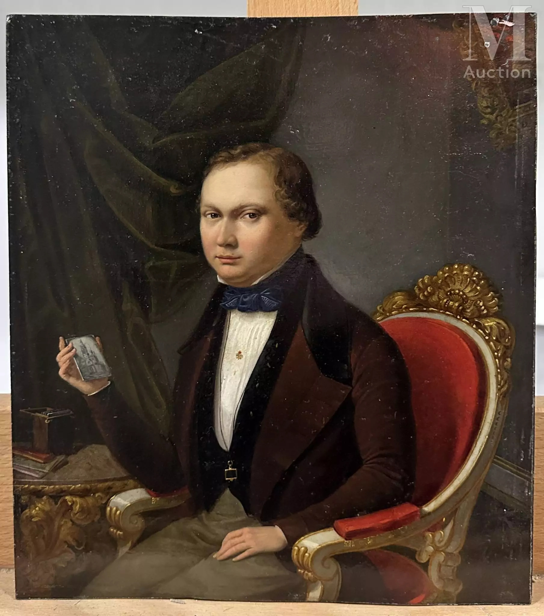 Pierre Roche Vigneron | Portrait de militaire (1868) | MutualArt