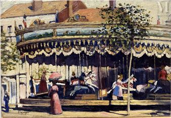 Carrousel / Jeux sur la plage - Anne de Jaeger