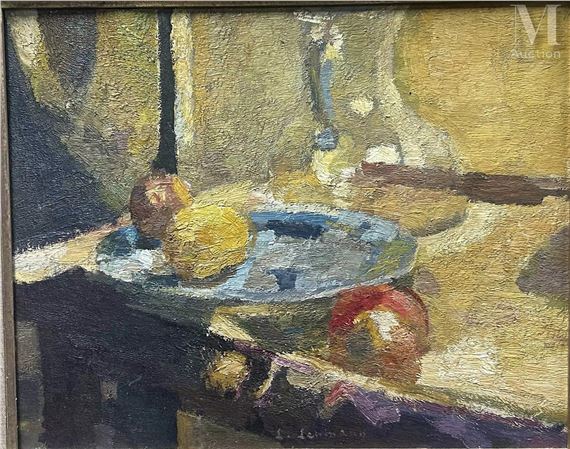 Nature morte aux fruits by Léon Lehmann