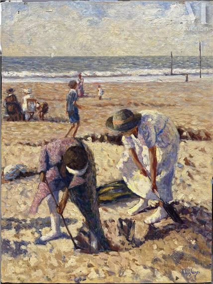 La leçon / Jeux sur la plage by Anne de Jaeger