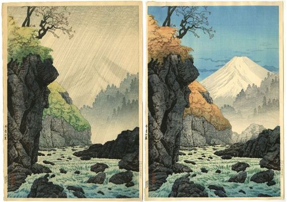 At the Foot of the Mountain, Atagoyama (Summer