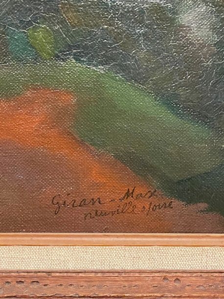 Artwork by Léon Giran-Max, Boating scene, Made of Oil on canvas