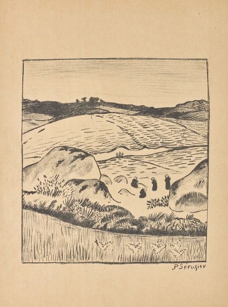 Artwork by Paul Sérusier, Landscape, Made of Lithograph