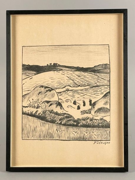 Artwork by Paul Sérusier, Landscape, Made of Lithograph