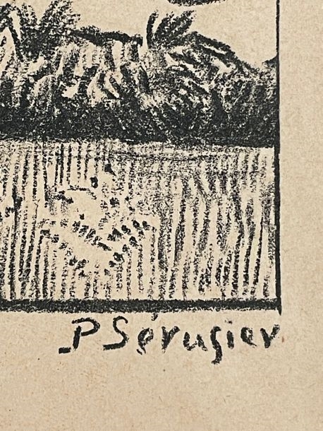 Artwork by Paul Sérusier, Landscape, Made of Lithograph
