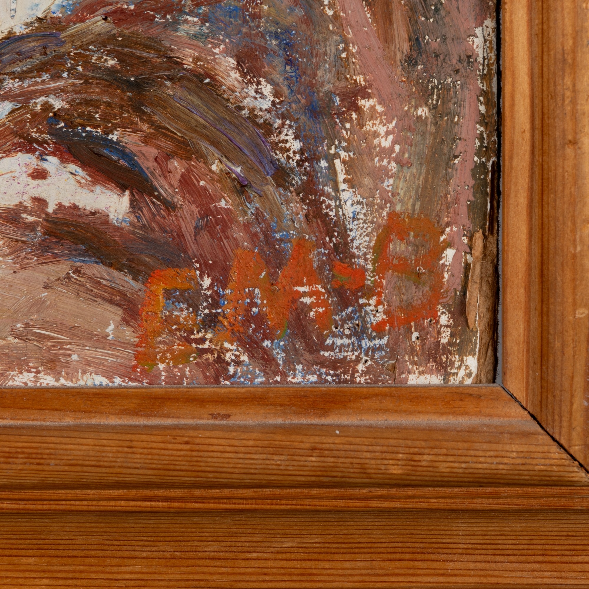 Artwork by Ernst Mether-Borgström, At the table, Made of oil