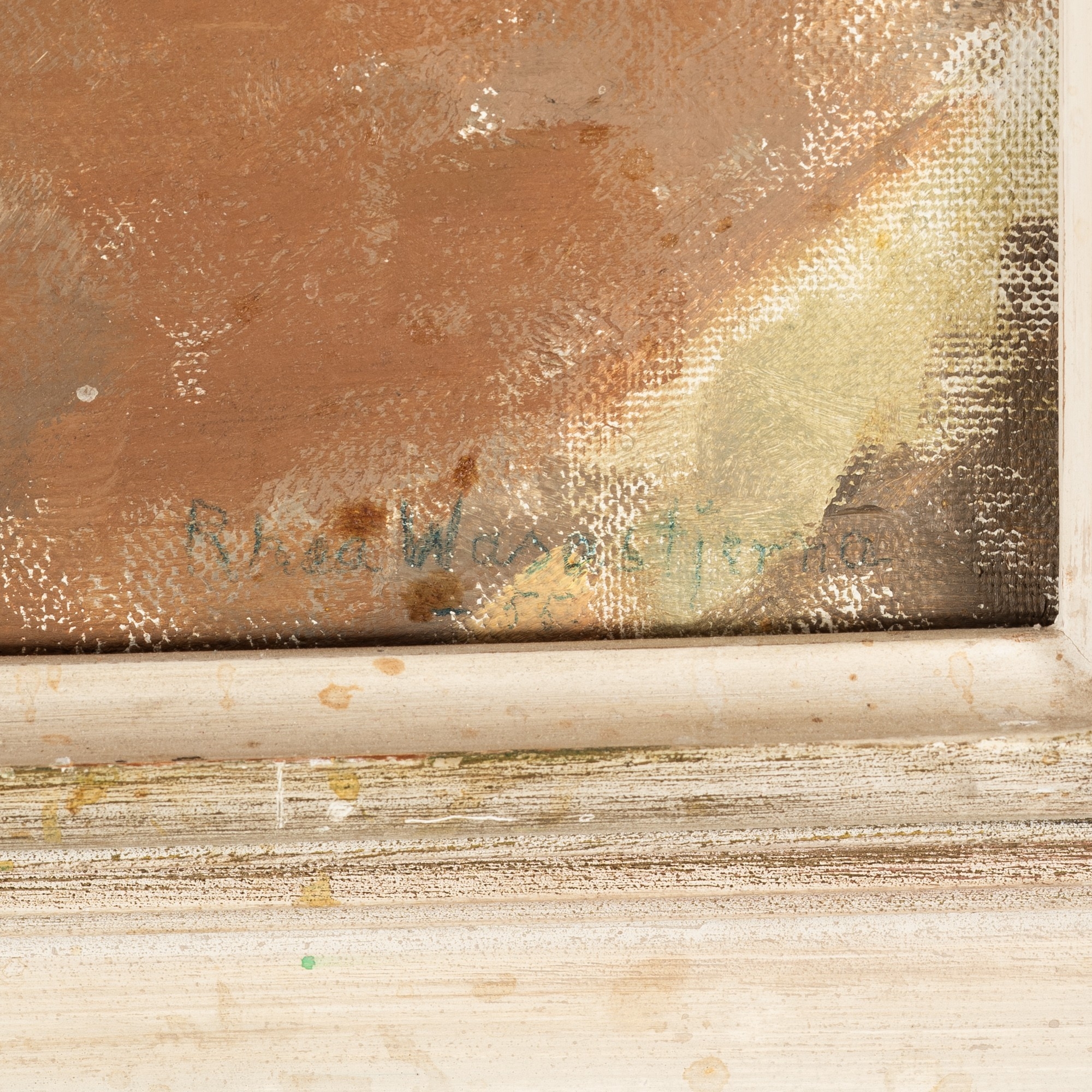 Artwork by Rhea Wasastjerna, Still life, Made of canvas