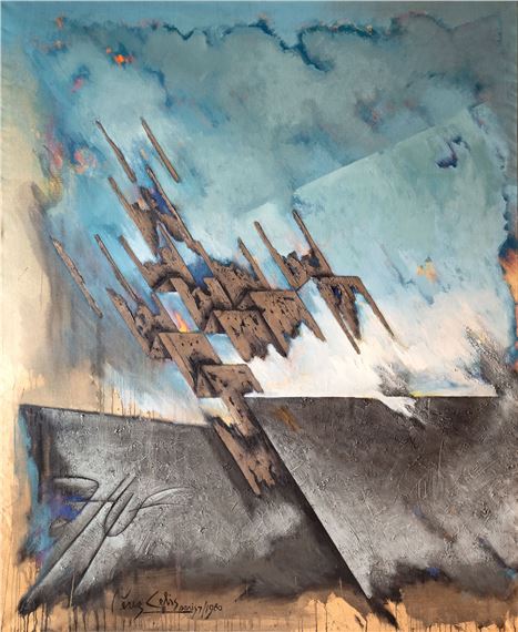 Vuelo al tiempo by Pérez Celis, 7/1980