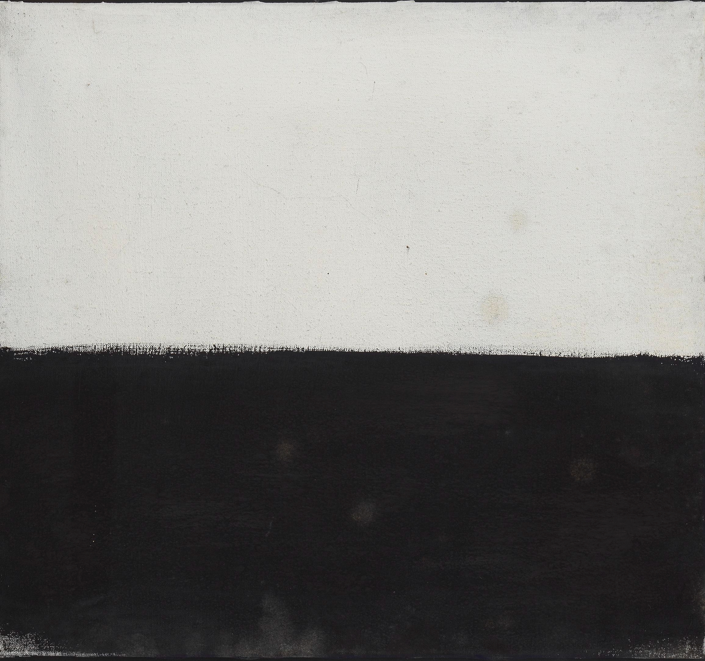 Artwork by Elisabeth Pfund, Blanc et noir, Made of oil on canvas