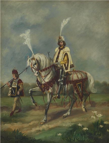 Portrait équestre - Margaretha Segesser von Brunegg