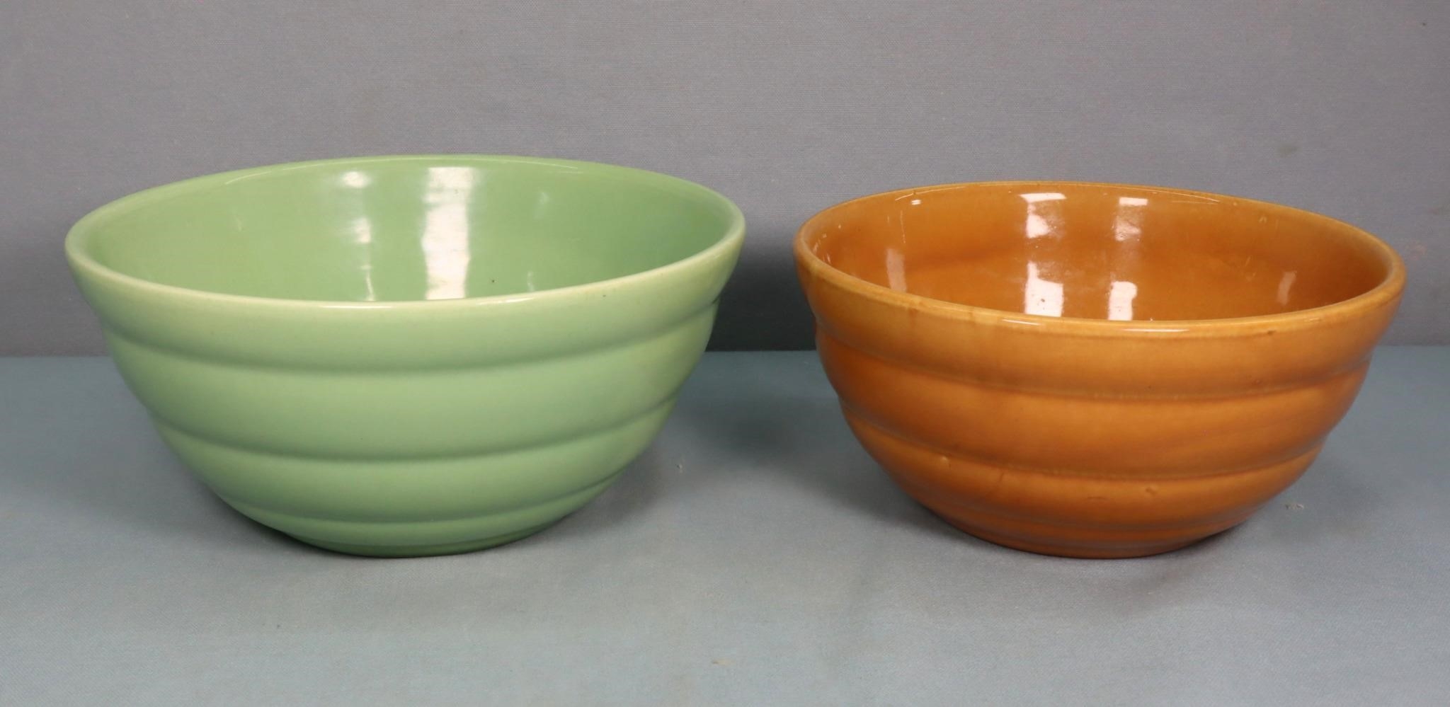 Artwork by Mark Bauer, 5) Bauer Pottery "La Linda" Mixing Bowls, Made of Pottery