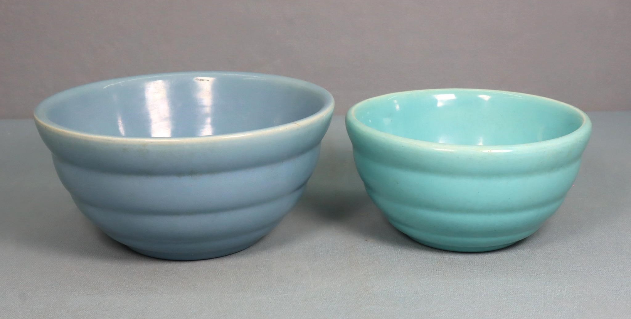 Artwork by Mark Bauer, 5) Bauer Pottery "La Linda" Mixing Bowls, Made of Pottery