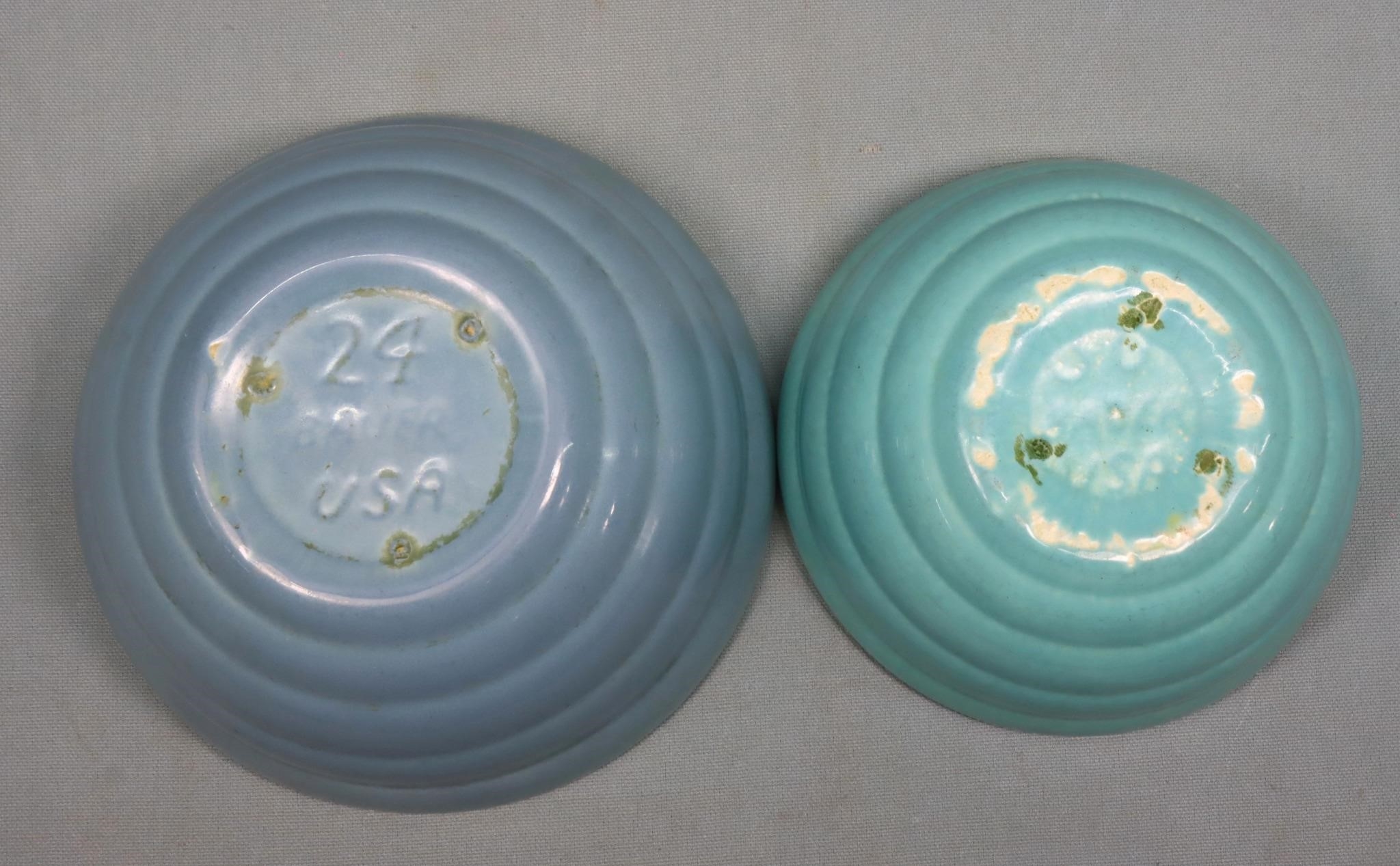 Artwork by Mark Bauer, 5) Bauer Pottery "La Linda" Mixing Bowls, Made of Pottery