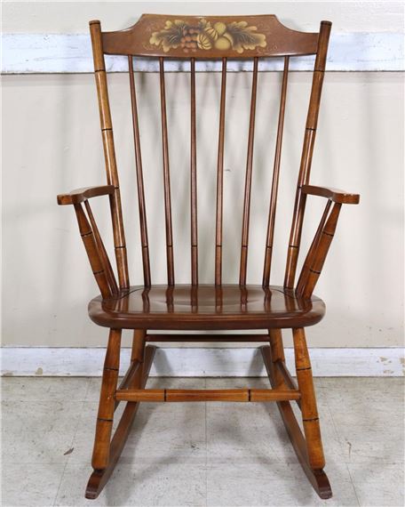 Hitchcock | Hitchcock Stenciled Maple Rocker | MutualArt