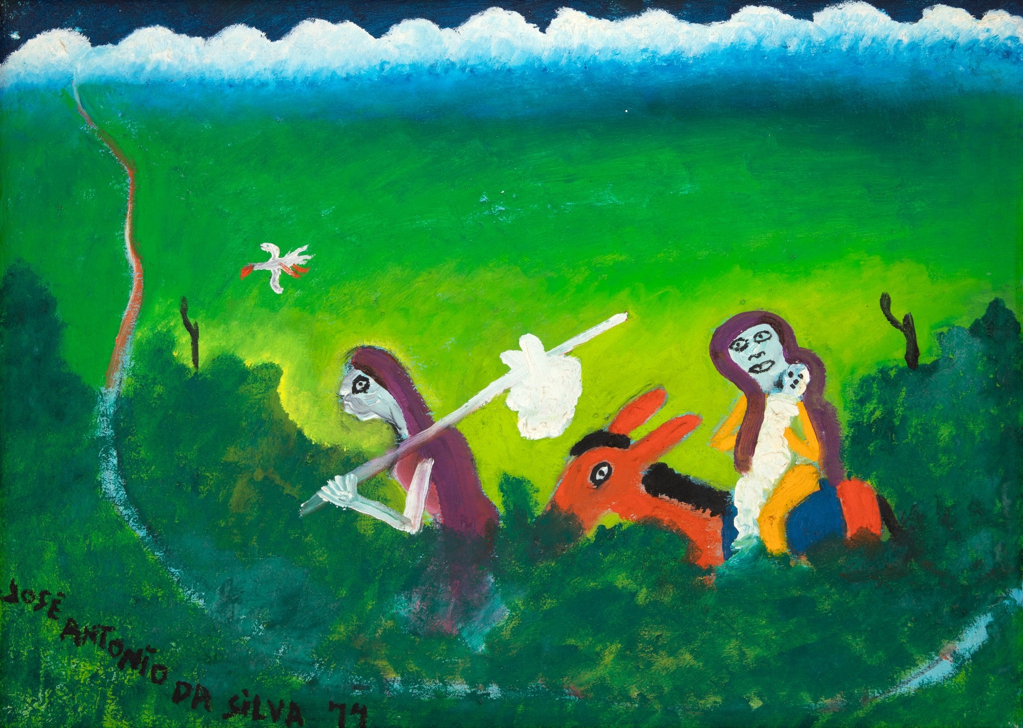 José António da Silva | Fuga Para o Egito (1974) | MutualArt
