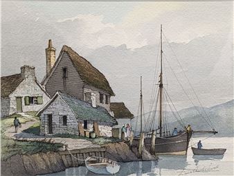 Near Dingle, Irish Coastal Scene - Dorca Charles Sewell