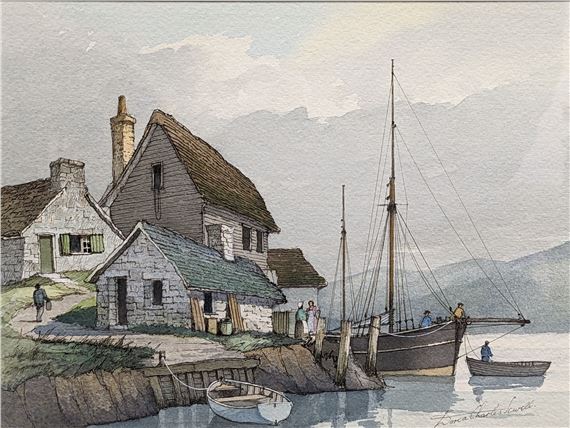 Near Dingle, Irish Coastal Scene - Dorca Charles Sewell