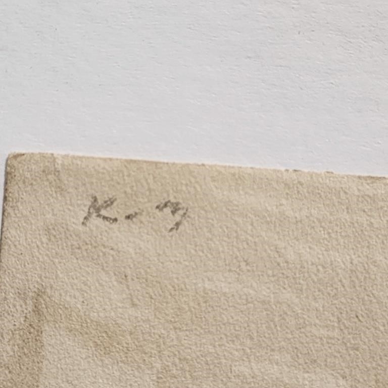 Artwork by Harlan Hubbard, Harlan Hubbard 5x7 WC River View, Made of WC