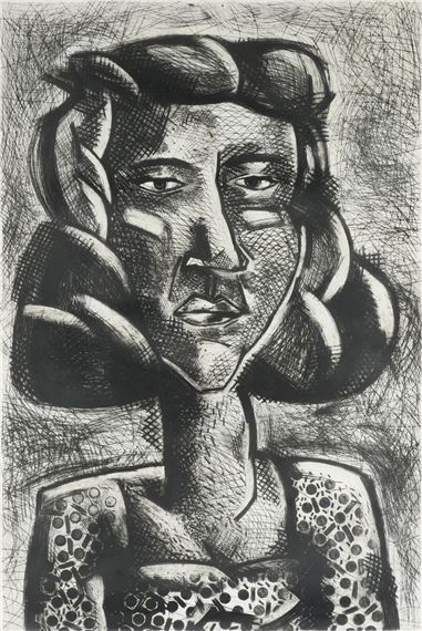 Portrait I, - Karin Broker