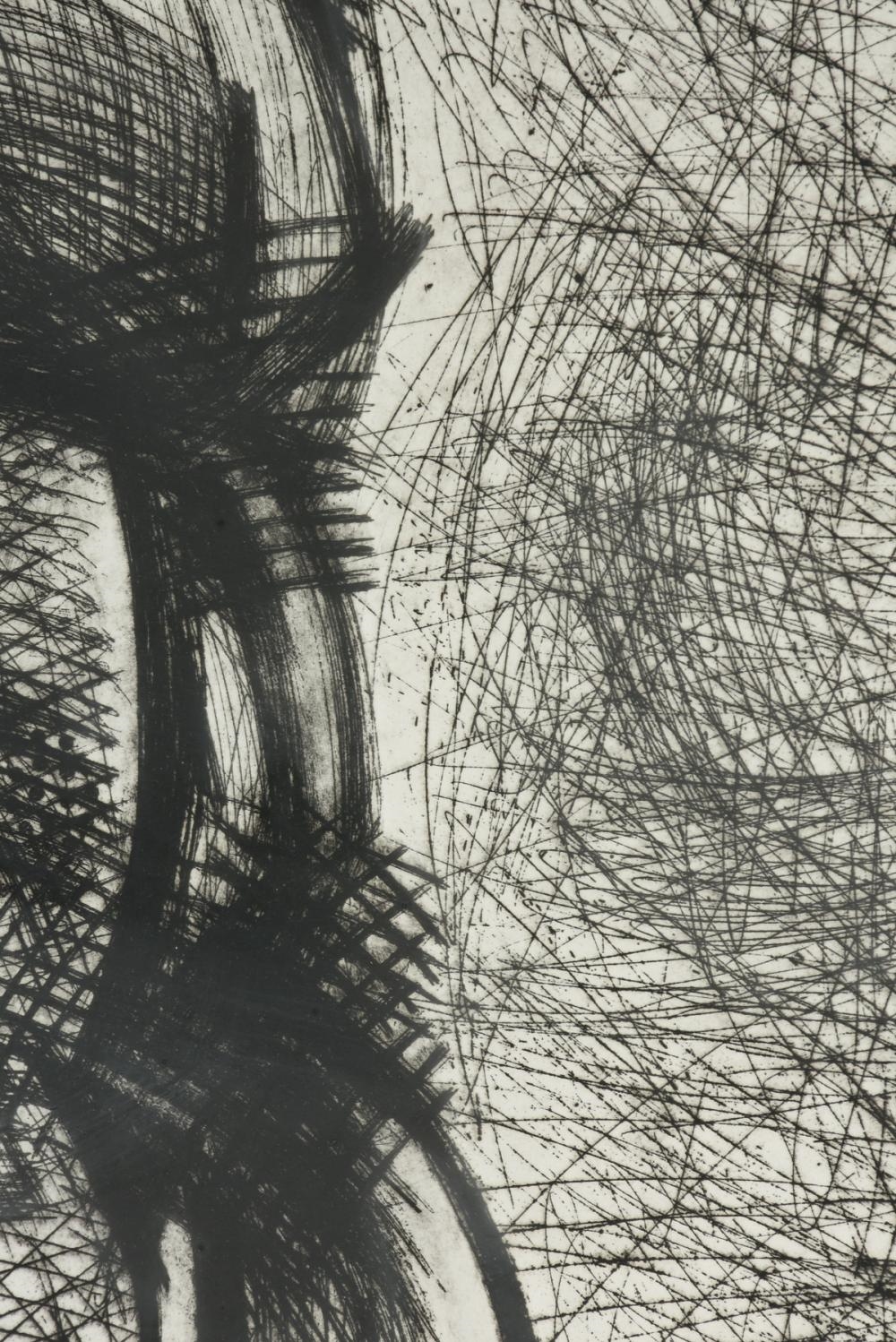 Artwork by Karin Broker, Portrait I,, Made of etching on paper