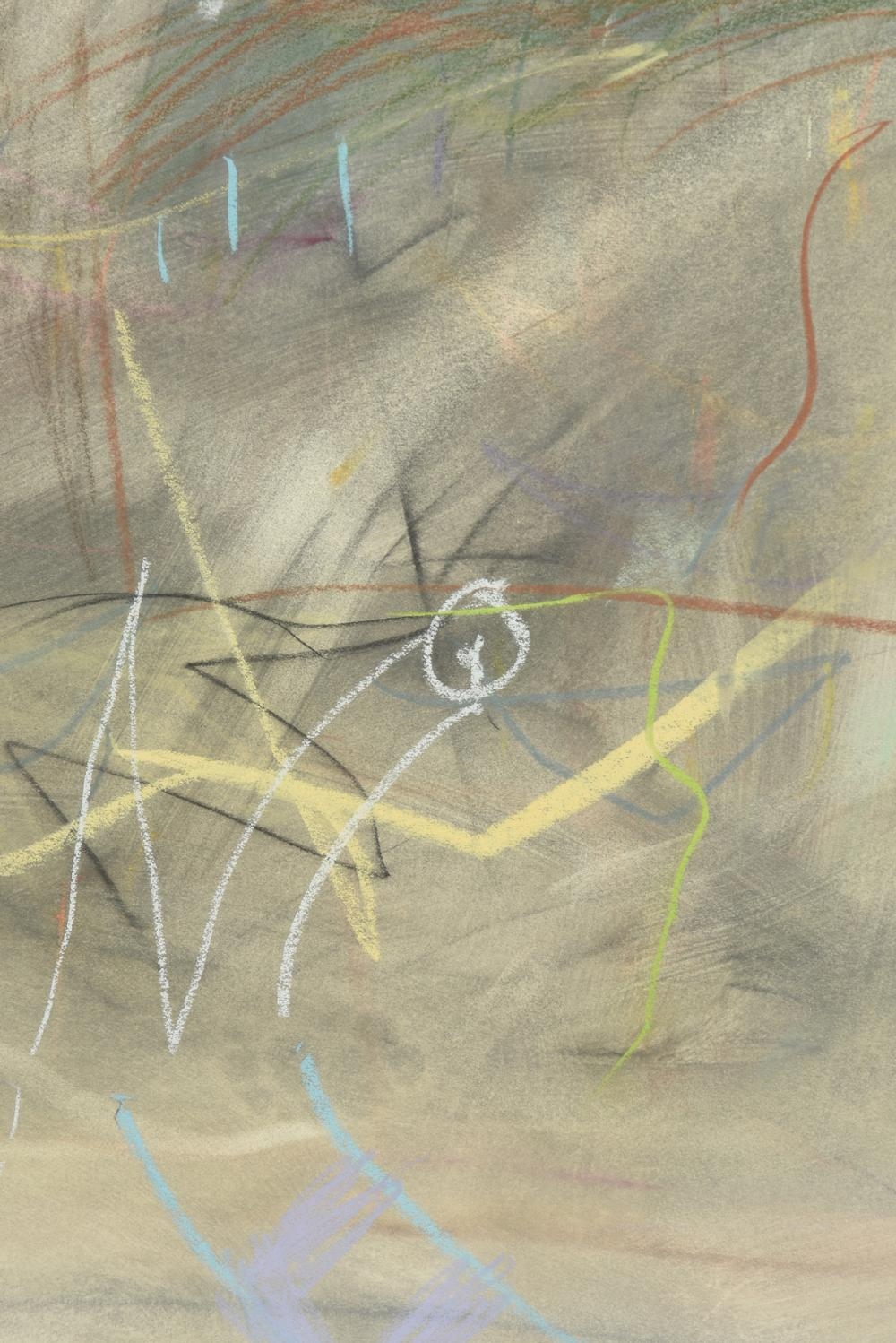 Artwork by Gael Stack, Untitled,, Made of oil pastel on paper