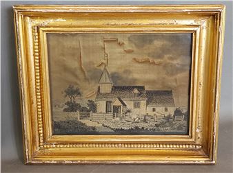 view of a chhurch by Hannah Holt - Hannah Holt