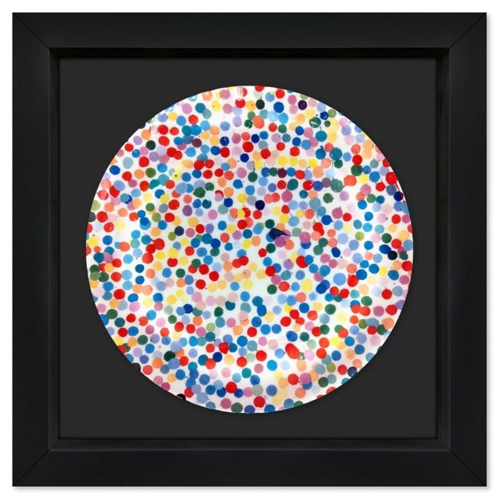 Artwork by Damien Hirst, The Currency, Made of Fine Bone China Plate