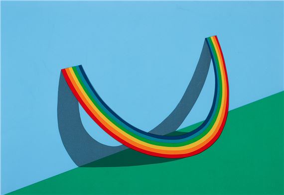 Patrick Hughes | Rest of the Rainbow (1981) | MutualArt