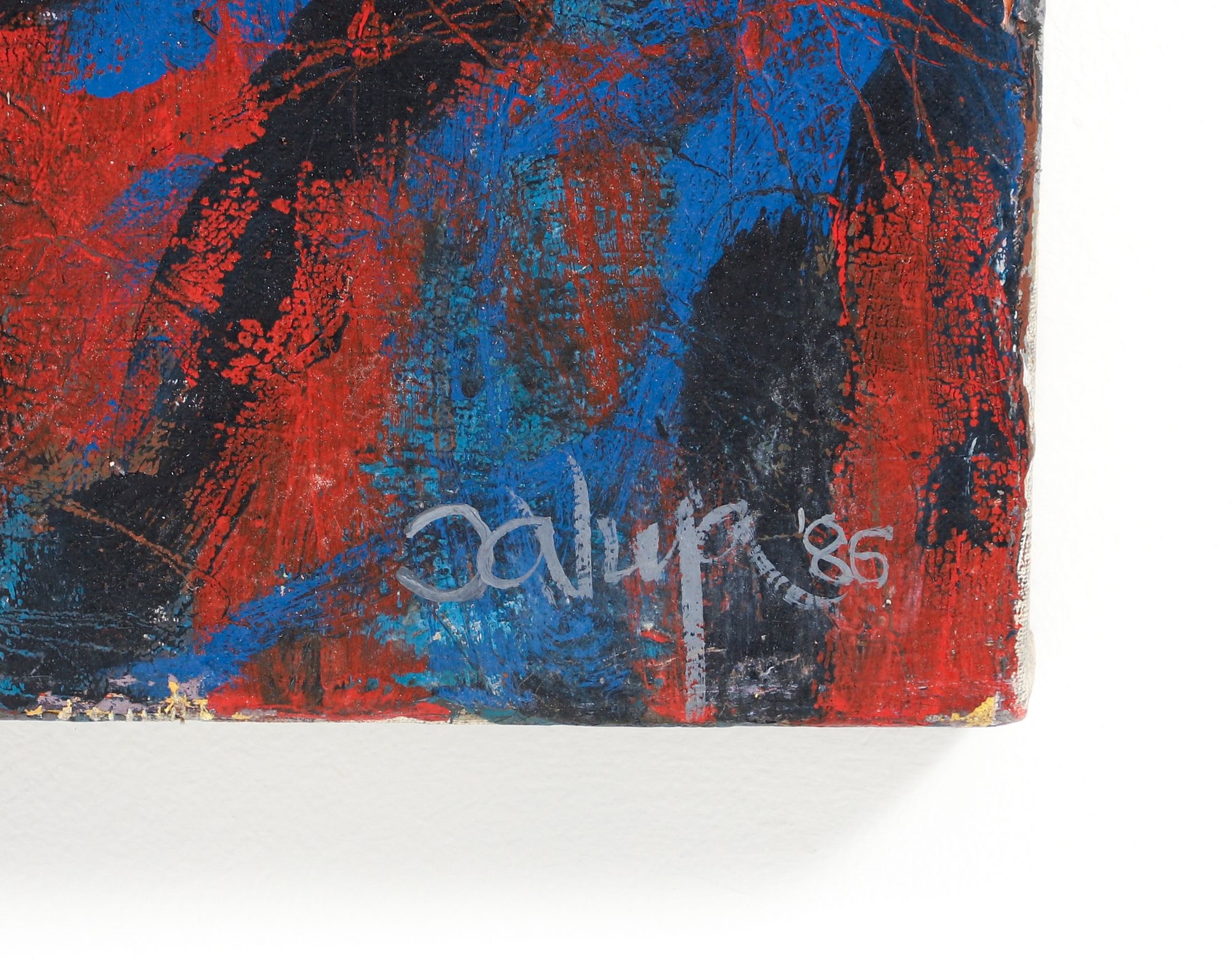 Artwork by Harish Saluja, Raga Desh No. 1, Made of Oil on Canvas