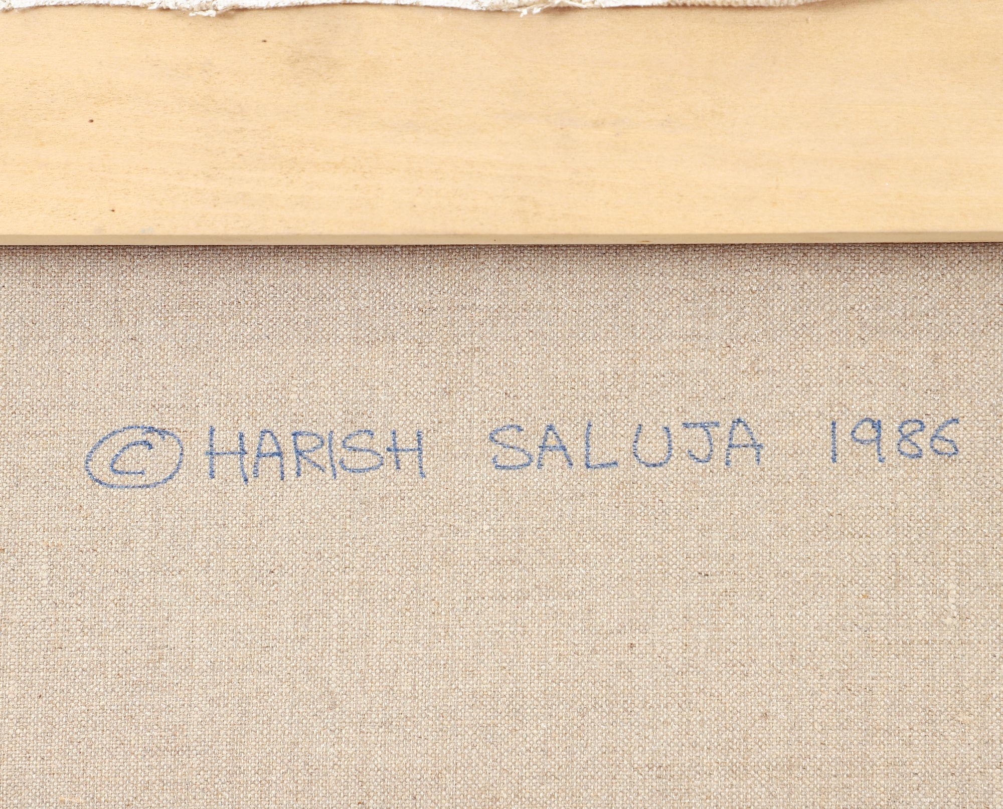 Artwork by Harish Saluja, Raga Desh No. 1, Made of Oil on Canvas