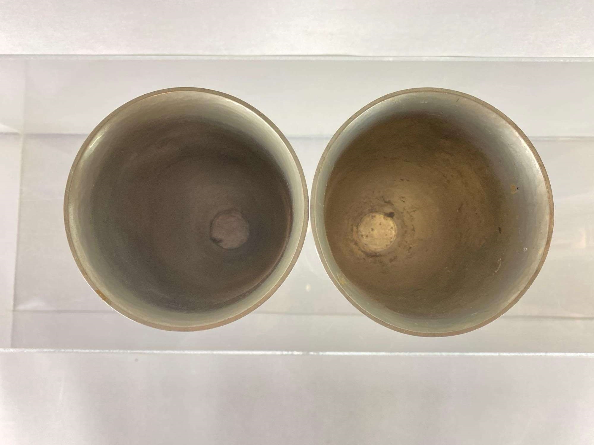 Max Rieg | Group of 2 Max Rieg Pewter Hammered Chalices Turn off bid ...