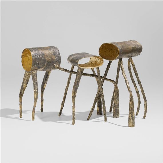 Collection of three stools - Gregory Nangle
