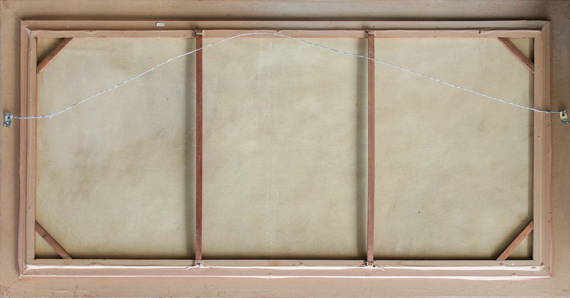 Artwork by R. Hadi, Planting Rice, Made of Oil on canvas