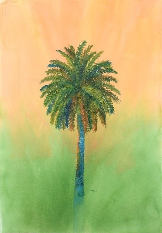 Bill Renc | “Canary Island Date Palm” (1354) | MutualArt